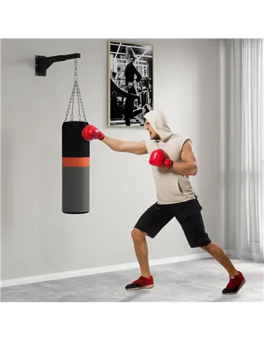 SPORTNOW Punch Bag Wall Bracket, 5-Length Adjustable Boxing Bag Bracket for Kickboxing, Muay Thai, Punching Training