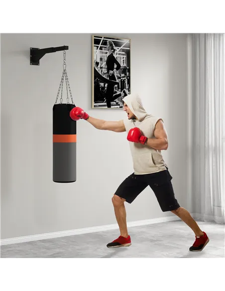 SPORTNOW Punch Bag Wall Bracket, 5-Length Adjustable Boxing Bag Bracket for Kickboxing, Muay Thai, Punching Training