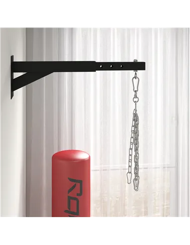 SPORTNOW Punch Bag Wall Bracket, 5-Length Adjustable Boxing Bag Bracket for Kickboxing, Muay Thai, Punching Training