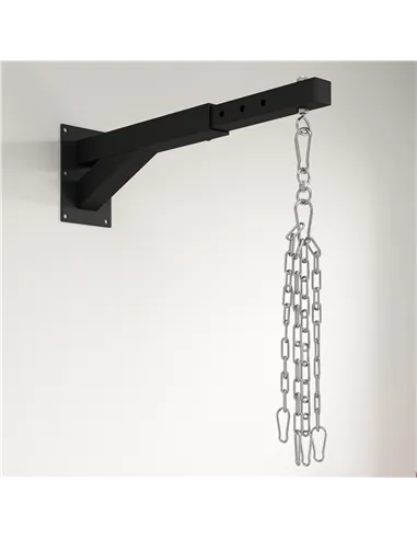 SPORTNOW Punch Bag Wall Bracket, 5-Length Adjustable Boxing Bag Bracket for Kickboxing, Muay Thai, Punching Training