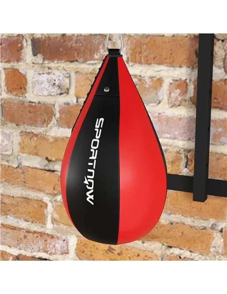 SPORTNOW Wall Mounted Speed Bag Platform, Height Adjustable Punching Bag, Training Kit