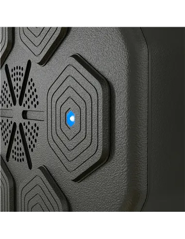 SPORTNOW Music Boxing Machine with Bluetooth Connection and LED Light Smart, Wall Mounted for Punching Beat Boxing Training