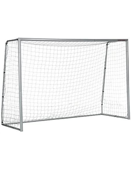 SPORTNOW 10ft x 6.5ft Football Goal, Football Net for Garden with Ground Stakes, Quick and Simple Set Up