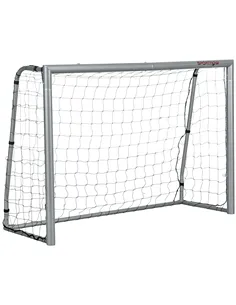 SPORTNOW 8ft x 5ft Football Goal, Football Net for Garden with Ground Stakes, Quick and Simple Set Up
