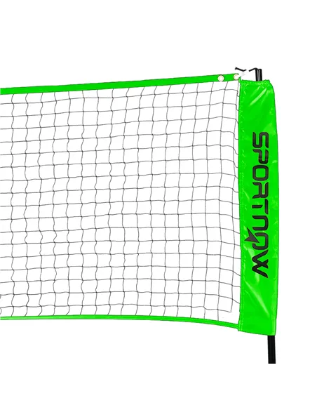 SPORTNOW Badminton Net Set, Height Adjustable Net for Pickleball, Volleyball, Badminton, with 3 Shuttlecocks, 4 Rackets