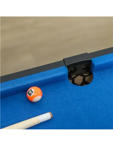 SPORTNOW 5-in-1 Multi Games Table, with Pool, Table Tennis, Basketball, Hockey, Archery, Blue