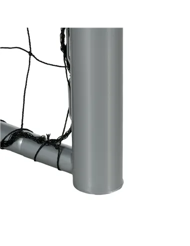 SPORTNOW 8ft x 5ft Football Goal, Set of 2 Football Net for Garden, Training Goal with Ground Stakes, Steel Frame