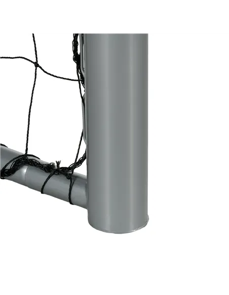 SPORTNOW 6ft x 4ft Football Goal, Set of 2 Football Net for Garden, Training Goal with Ground Stakes, Steel Frame