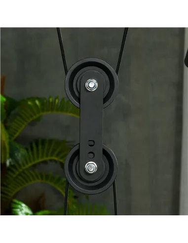 SPORTNOW Smith Machine & Cable Pulley System with Adjustable Weight Bench, Multifunction Home Gym Power Rack with Lat Pull Down 