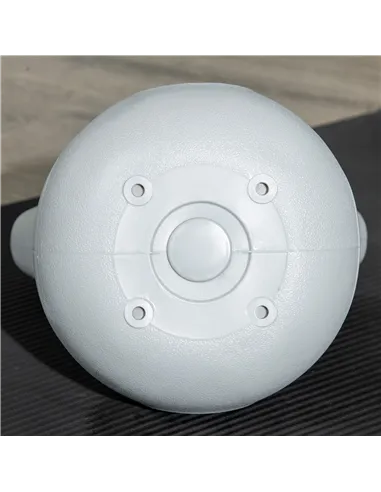 SPORTNOW Kettlebell, 16kg Kettle Bells with Handle for Home Gym Weight Lifting and Strength Training, Green and Grey