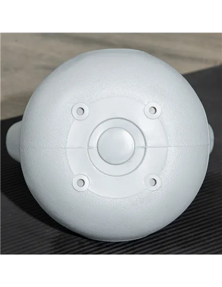 SPORTNOW Kettlebell, 16kg Kettle Bells with Handle for Home Gym Weight Lifting and Strength Training, Green and Grey