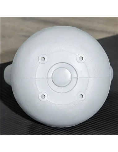 SPORTNOW Kettlebell, 2kg Kettle Bells with Handle for Home Gym Weight Lifting and Strength Training, Pink and Grey