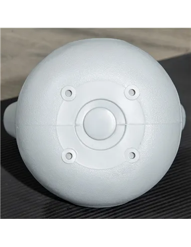 SPORTNOW Kettlebell, 4kg Kettle Bells with Handle for Home Gym Weight Lifting and Strength Training, Yellow and Grey