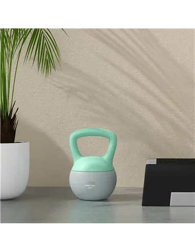 SPORTNOW 8KG Kettlebell, Soft Kettle Bell with Non-Slip Handle for Home Gym Weight Lifting and Strength Training