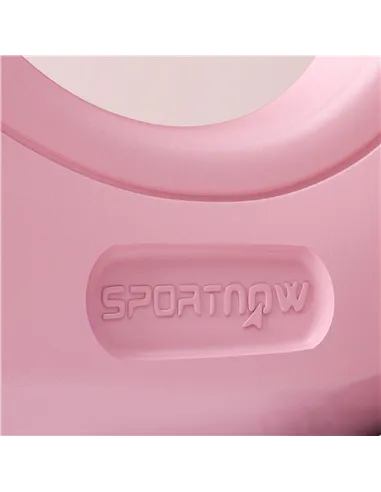 SPORTNOW 12kg Kettlebell, Soft Kettle Bell with Wide Handle for Home Gym, Weight Lifting, Strength Training, Pink