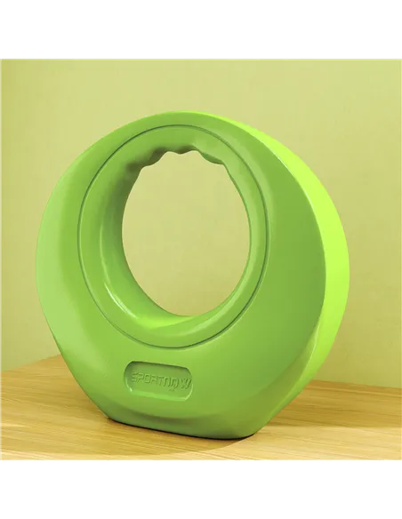 SPORTNOW 8kg Kettlebell, Soft Kettle Bell with Wide Handle for Home Gym, Weight Lifting, Strength Training, Green
