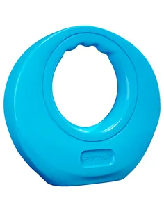 SPORTNOW 10kg Kettlebell, Soft Kettle Bell with Wide Handle for Home Gym, Weight Lifting, Strength Training, Light Blue