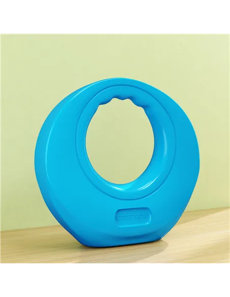 SPORTNOW 10kg Kettlebell, Soft Kettle Bell with Wide Handle for Home Gym, Weight Lifting, Strength Training, Light Blue