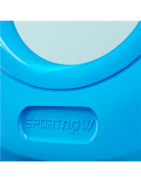 SPORTNOW 10kg Kettlebell, Soft Kettle Bell with Wide Handle for Home Gym, Weight Lifting, Strength Training, Light Blue