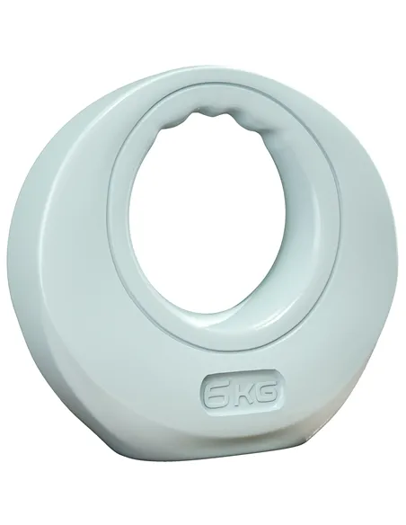SPORTNOW 6kg Kettlebell, Soft Kettle Bell with Wide Handle for Home Gym, Weight Lifting, Strength Training, Light Grey