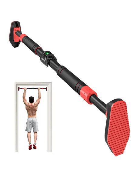 SPORTNOW Pull Up Bar, for 92-120cm Doorways, No Screws, Maximum load 200kg