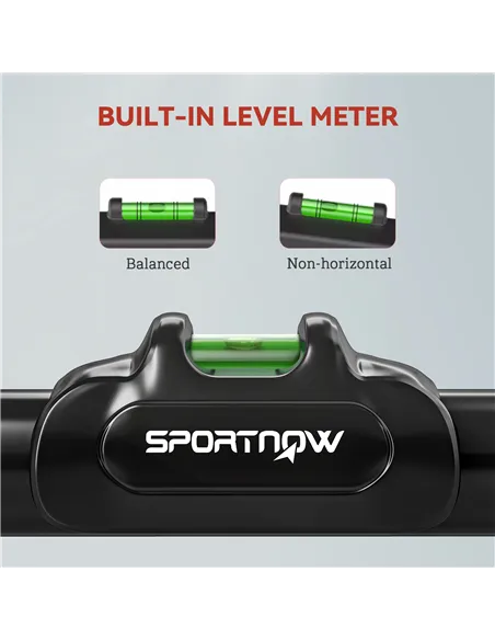 SPORTNOW Pull Up Bar, for 92-120cm Doorways, No Screws, Maximum load 200kg