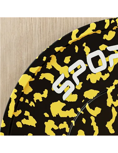 SPORTNOW Olympic Weight Plates with 5cm Holes, for Weight Lifting, 2 x 15KG