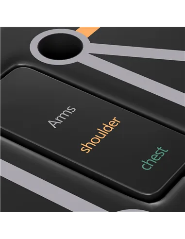 SPORTNOW Foldable Push Push Up Board with Non-Slip Pads, for Chest, Arms, Shoulders, Black