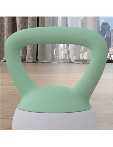 SPORTNOW 4kg/6kg/8kg/10kg Soft Kettlebell, Kettle Bell with Non-Slip Handle, for Home Gym, Strength Training, Cardio - Grey and 