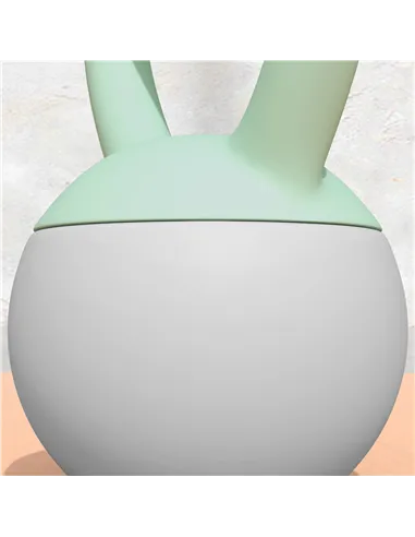 SPORTNOW 2 x 4kg Soft Kettlebell, Kettle Bell with Non-Slip Handle, for Home Gym, Strength Training, Cardio - Grey and Green