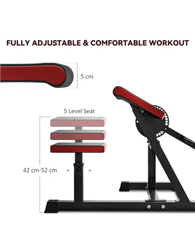 SPORTNOW Adjustable Preacher Curl Bench, Multi-Functional Weight Bench with Handlebar and Elbow Cushion for Home and Outdoor Gym