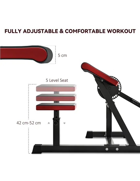 SPORTNOW Adjustable Preacher Curl Bench, Multi-Functional Weight Bench with Handlebar and Elbow Cushion for Home and Outdoor Gym