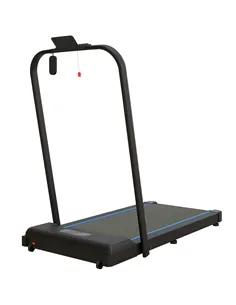 SPORTNOW 2.5HP Walking Pad, 1-6km/h Folding Treadmill with Remote Control and LED Display for Home Gym Office, Blue