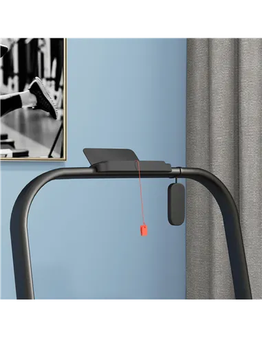 SPORTNOW 2.5HP Walking Pad, 1-6km/h Folding Treadmill with Remote Control and LED Display for Home Gym Office, Orange