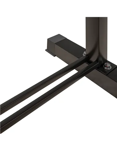 SPORTNOW Flat Weight Bench, 300KG Weight Capacity Workout Bench with Dumbbell Rack