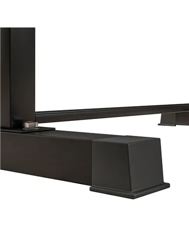 SPORTNOW Flat Weight Bench, 300KG Weight Capacity Workout Bench with Dumbbell Rack