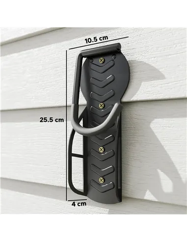 SPORTNOW 4 Pack Bike Rack, Wall Mounted Bicycle Hanger Hook, Foldable Garage Bike Wall Rack, Bicycle Storage Holder for Indoor O