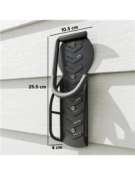 SPORTNOW 4 Pack Bike Rack, Wall Mounted Bicycle Hanger Hook, Foldable Garage Bike Wall Rack, Bicycle Storage Holder for Indoor O