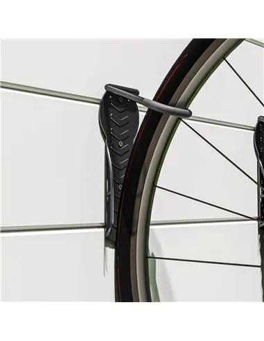 SPORTNOW 4 Pack Bike Rack, Wall Mounted Bicycle Hanger Hook, Foldable Garage Bike Wall Rack, Bicycle Storage Holder for Indoor O