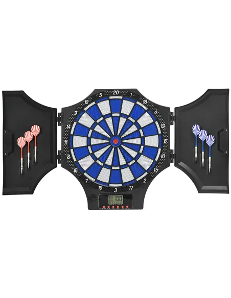 SPORTNOW Electronic Dartboard Set, with 31 Games, for Eight Players
