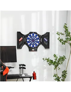 SPORTNOW Electronic Dartboard Set, with 31 Games, for Eight Players 2
