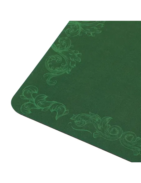 SPORTNOW Professional Poker Mat, Six-Player Water-resistant Poker Table with Felt Surface, Carry Bag, Green