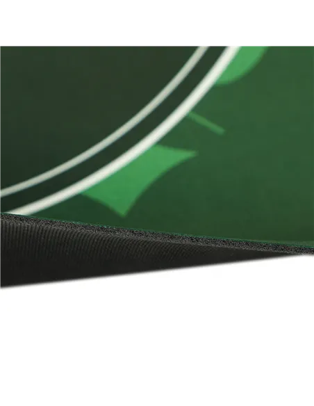 SPORTNOW Professional Poker Mat, Six-Player Water-resistant Poker Table with Felt Surface, Carry Bag, Green
