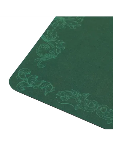 SPORTNOW Professional Poker Mat, 12-Player Water-resistant Poker Table with Felt Surface, Carry Bag, Green