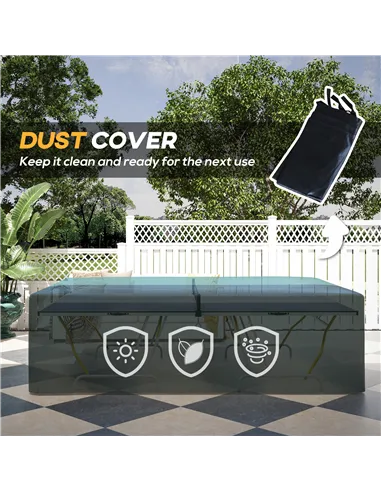 SPORTNOW 9FT Foldable Table Tennis Table, with Cover, Net, Paddles, Balls - Blue