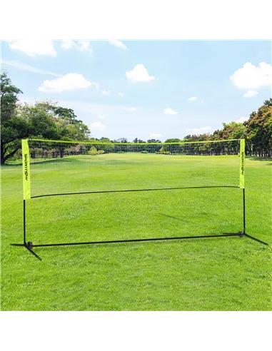 SPORTNOW 4m Badminton Net, Height Adjustable Outdoor Sports Net, with Carry Bag, for Tennis, Pickleball, Volleyball