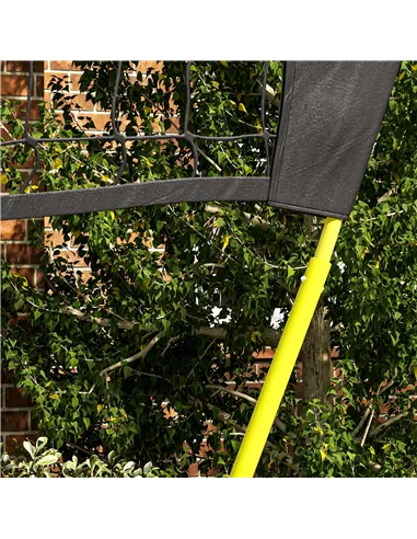 SPORTNOW Portable Badminton Net Set w/ Volleyball Net, Rackets, Shuttlecocks