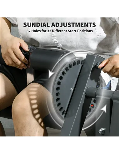 SPORTNOW Seated Leg Extension and Curl Machine, Adjustable Leg Raise Machine and Curl Machine with Plate Loaded for Hip, Thigh, 