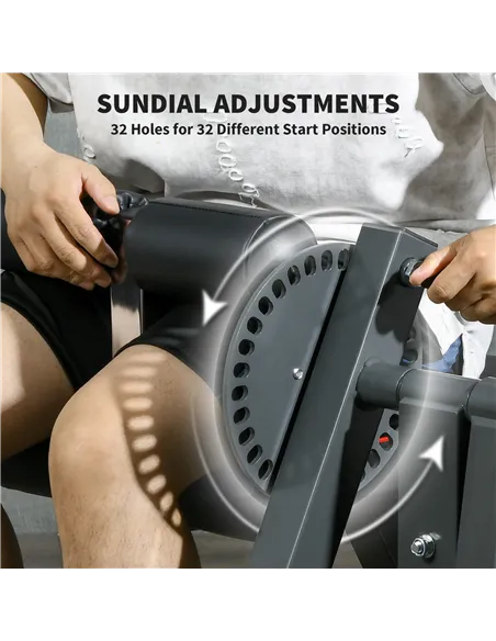 SPORTNOW Seated Leg Extension and Curl Machine, Adjustable Leg Raise Machine and Curl Machine with Plate Loaded for Hip, Thigh, 