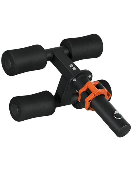 SPORTNOW Tibialis Trainer Tib Bar for Strengthening Calves Shins Ankles, Fits 5cm Weight Plates